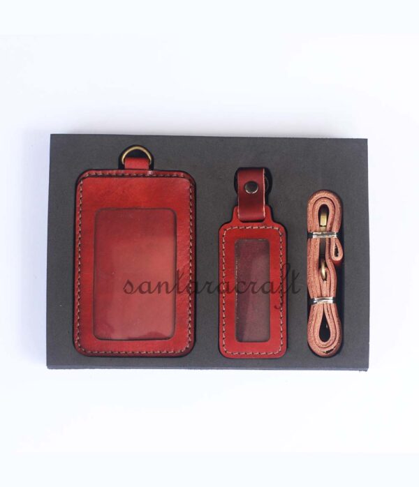 corporate gift Lanyard Kulit Custom Eksklusif Kualitas Premium
