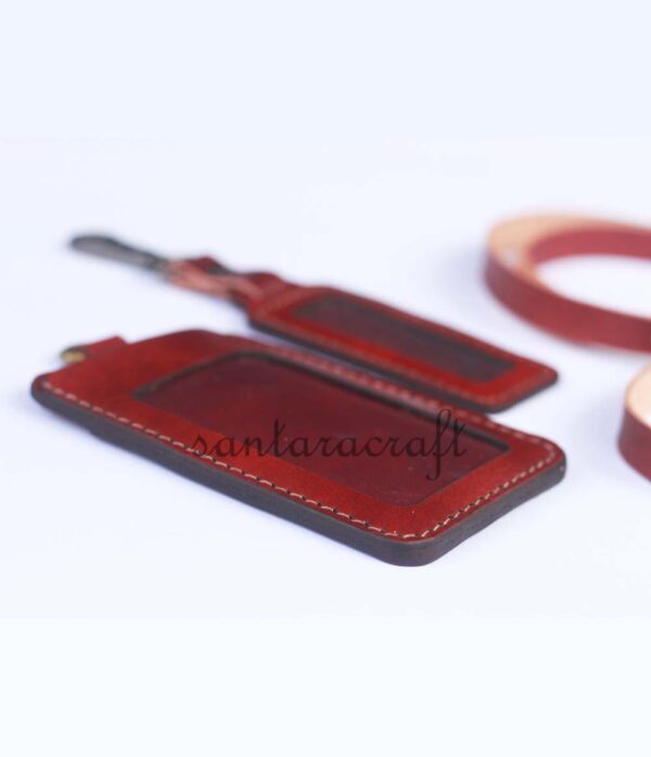 Lanyard Kulit Custom Eksklusif Kualitas Premium