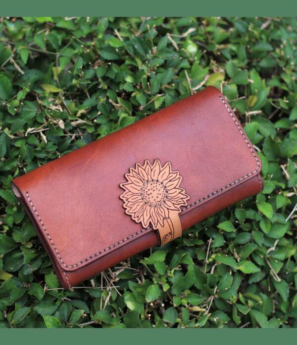 dompet kulit asli wanita elegan bisa custom