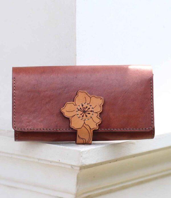 dompet kulit asli wanita elegan bisa custom