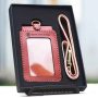 lanyard id card holder kulit asli kostum